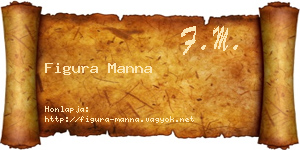 Figura Manna névjegykártya